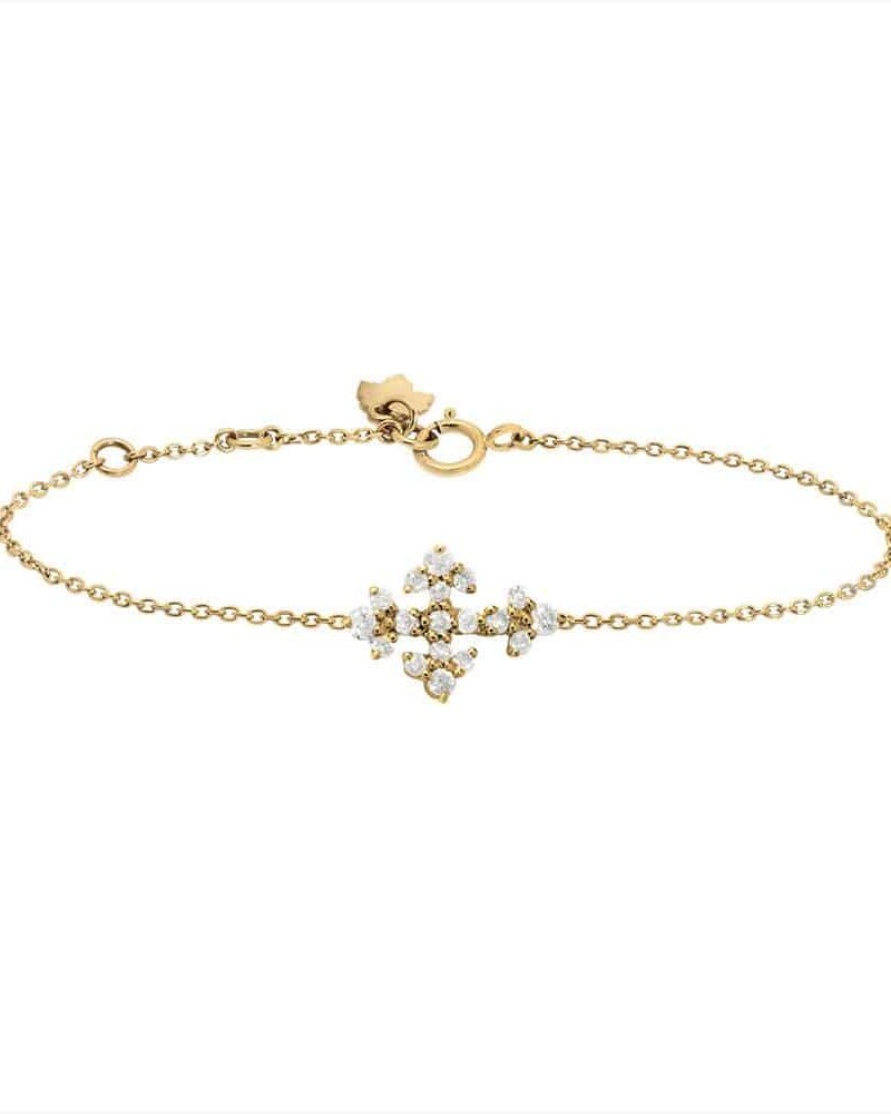 Feidt Paris - Bracelet croix - Lys