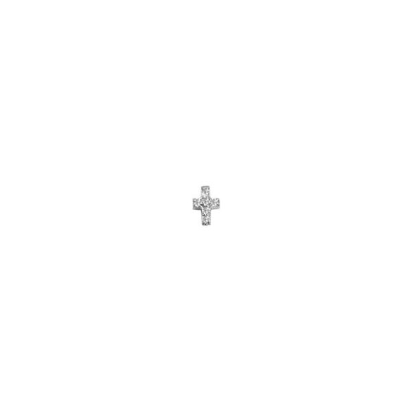 Feidt Paris - Boucle d'oreille - Les éternels - micro croix