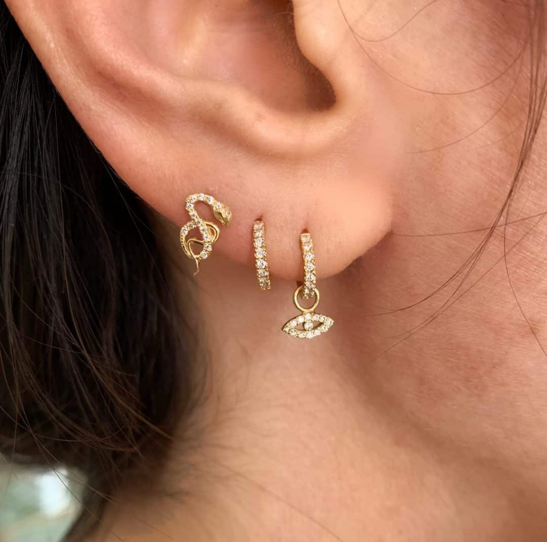 Boucle D’oreille – Serpent – Les éternels | Feidt Paris