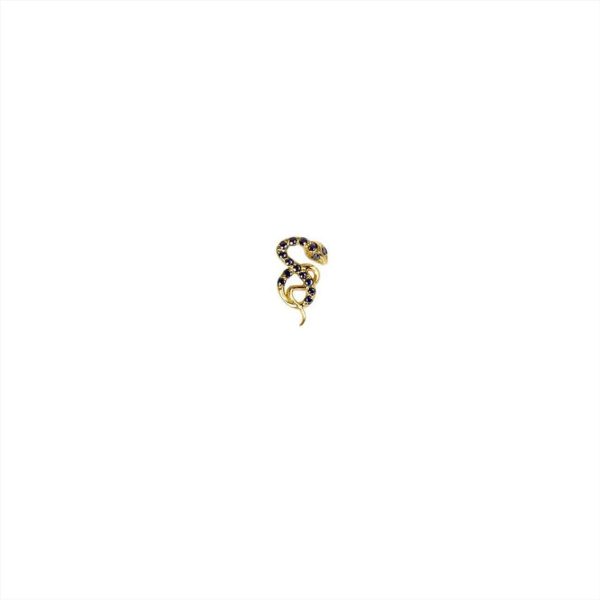 Feidt Paris - Boucle d'oreille Serpent - Porte Bonheur