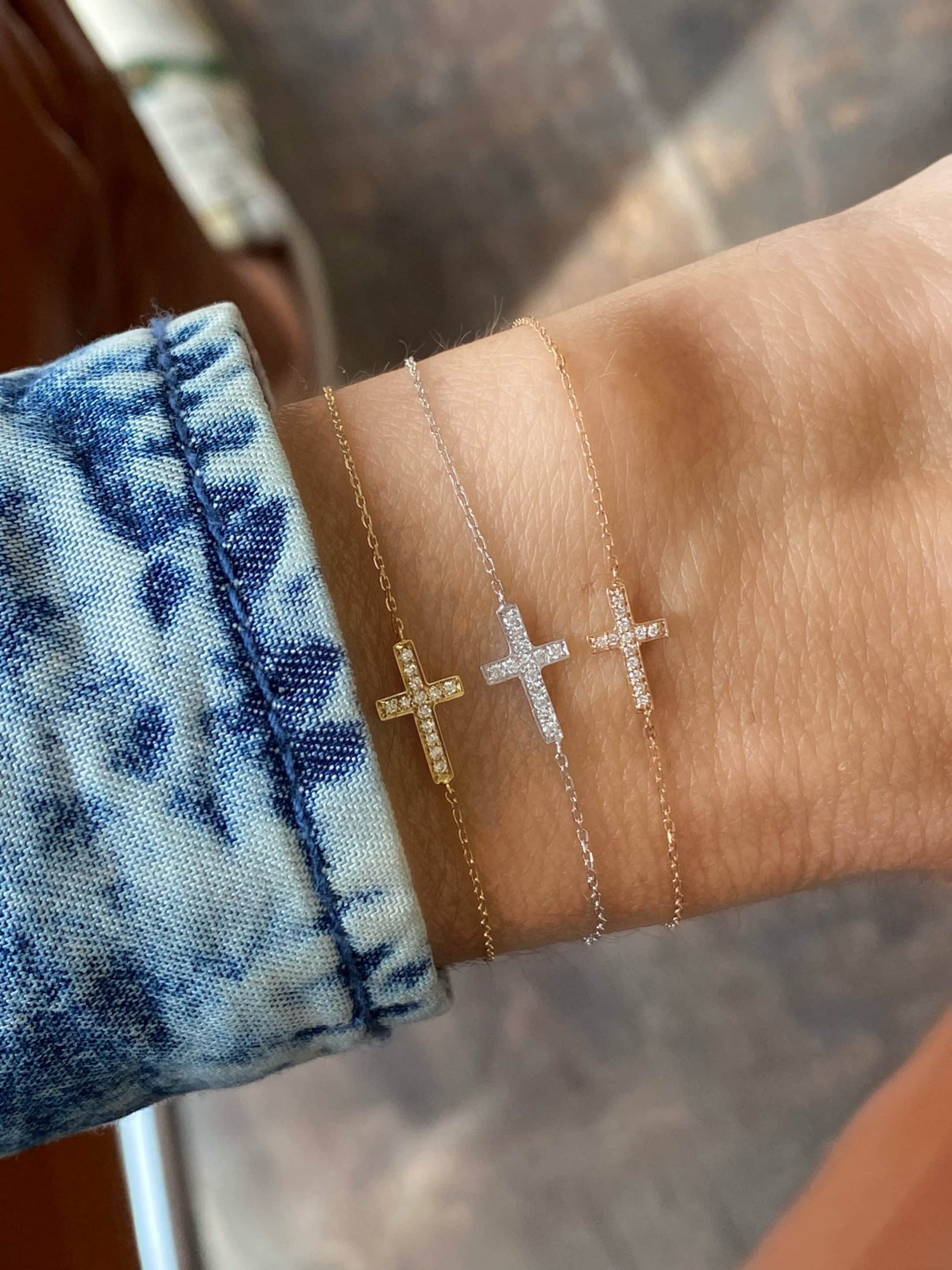 bracelet croix