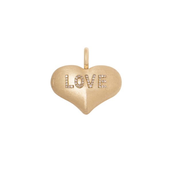 Médaillon coeur ouvert